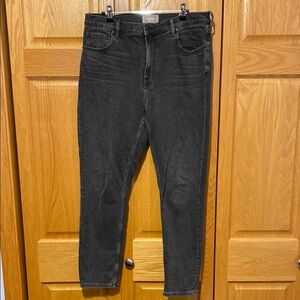 Everlane black denim jeans size 33 regular